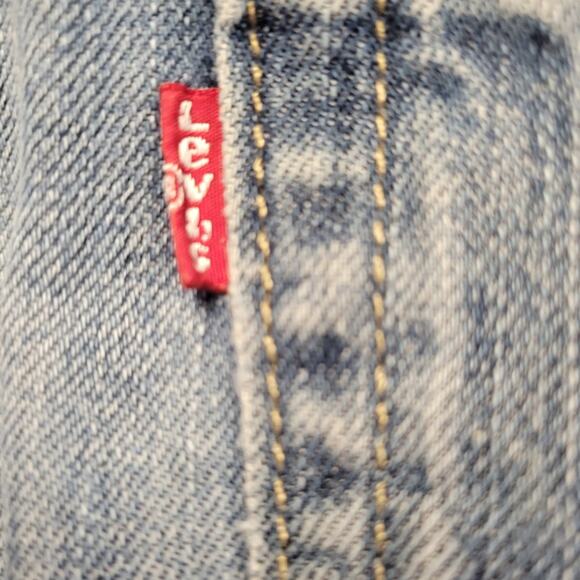 Y2K Levi's 505 Straight Fit Jeans Men's W36 L32 90's Utility Work Pants - Picture 5 of 12